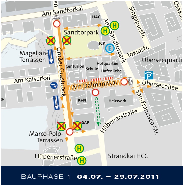Phase 1 (Quelle: HafenCity Hamburg GmbH)