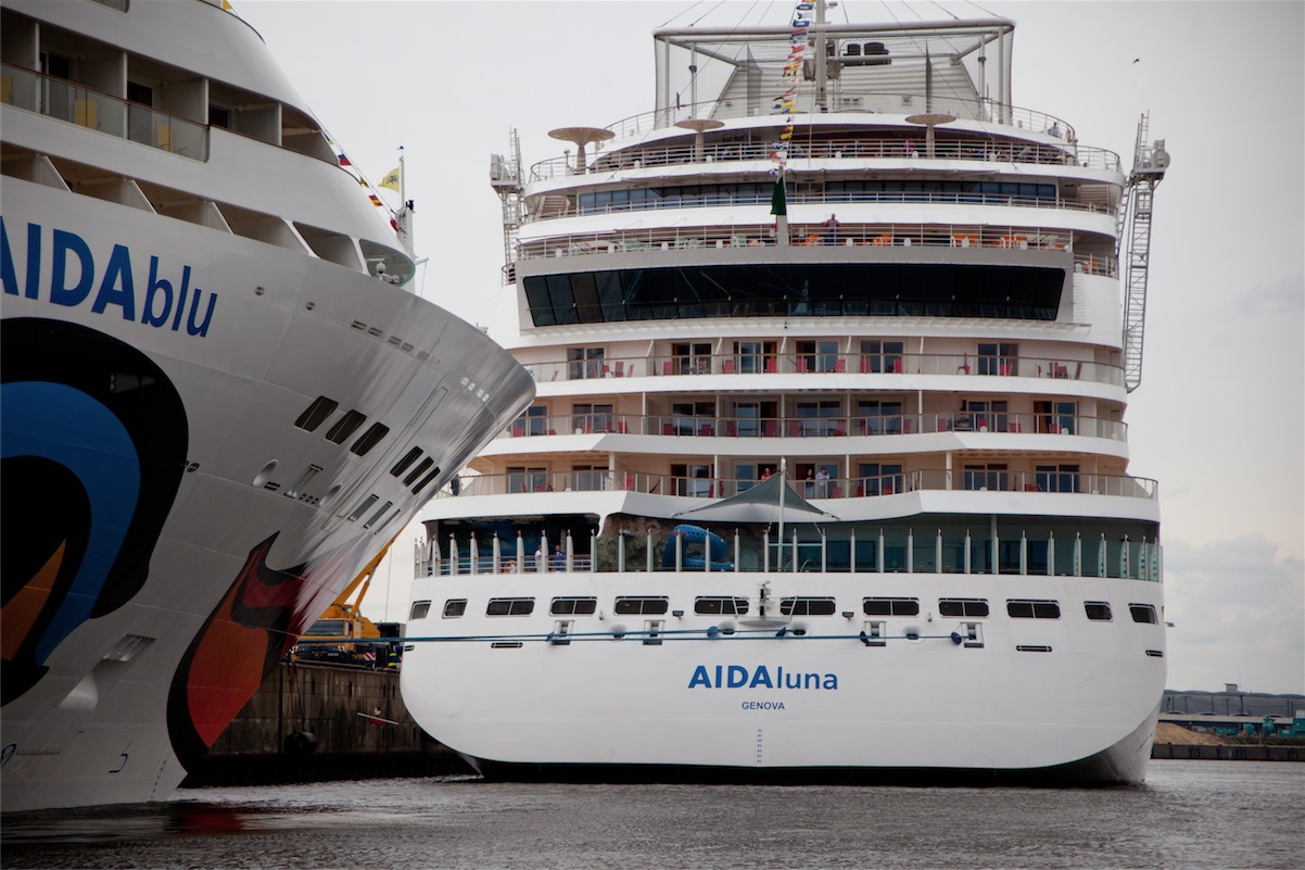 Zum Hafengeburtstag kommen gleich vier AIDA-Schiffe