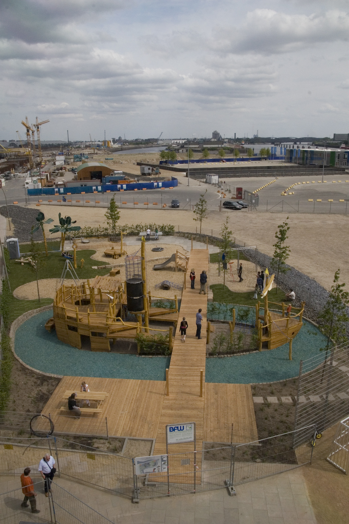 Eine weitere Attraktion in der HafenCity: Am 1.Juni eröffnet der Spielplatz