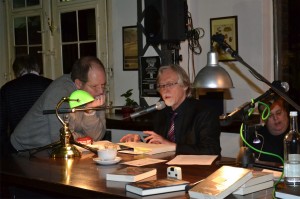 Heinrich Wille bei der Schwarzen Hafen-Nacht in der Kaffeerösterei