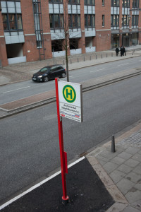 Auch nicht die Krone der Haltestellen in der HafenCity - Haltestelle Elbphilharmonie