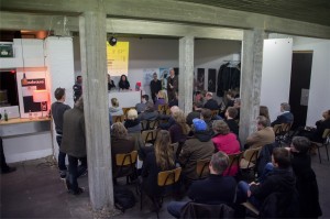 Bei der Diskussion im Zollamt an der Oberhafenkantine