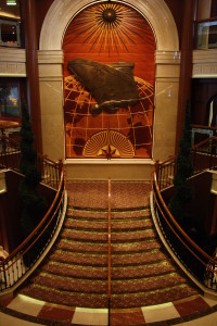 Die Grand Lobby der Queen Victoria