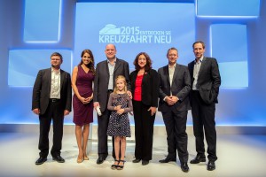 Das Aida Team bei der Pressekonferenz (Foto: AidaCruises)