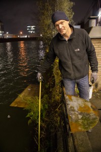 Begründete Sorge bei Sebastian Libbert am Vorabend der Flut