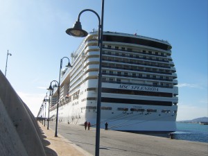 Die MSC Splendida wird nächstes Jahr am neuen Steinwerder-Terminal anlegen