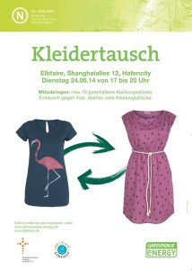 Plakat Kleidertausch