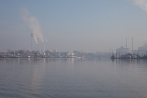 In der Billwerder Bucht sollen schwimmende Flüchtlingsunterkünfte festmachen