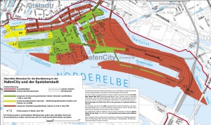 Sturmfluthinweise für die HafenCity