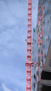 Zum Glück kein Ernstfall: Übung an der Elbphilharmonie (Foto DG)