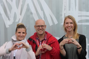 Team MLOVE: Sissy Löffler, Harald Neidhardt, Jana Glowienka (Foto: TEN)