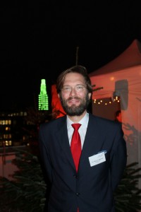 Dr. Nils Weiland auf der Dachterrasse