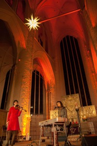 Besondere Akustik in der Kirche (Foto: MB)