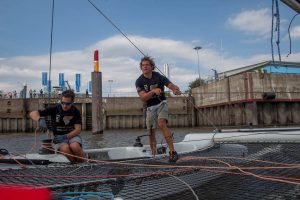 Hochleistungssport auf den Trampolinen