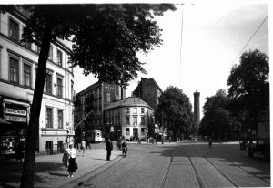 Foto2: Ecke Vierländer Straße, Billhorner Röhrendamm, Lindleystraße  in den vierziger Jahren (Foto: Holger Schmidt)