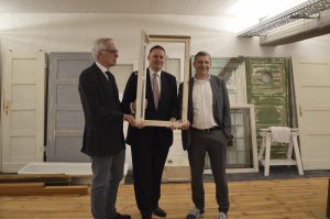 v.l  Dr. Roland Lappin, Dr. Carsten Brosda, Egbert Rühl, GF Hamburg Kreativgesellschaft